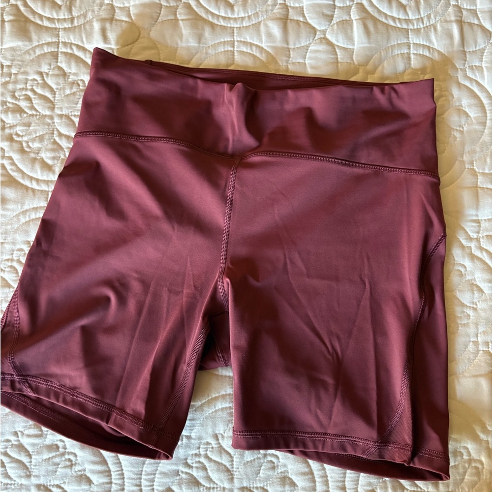 Women's Burgundy Shorts Size M/L